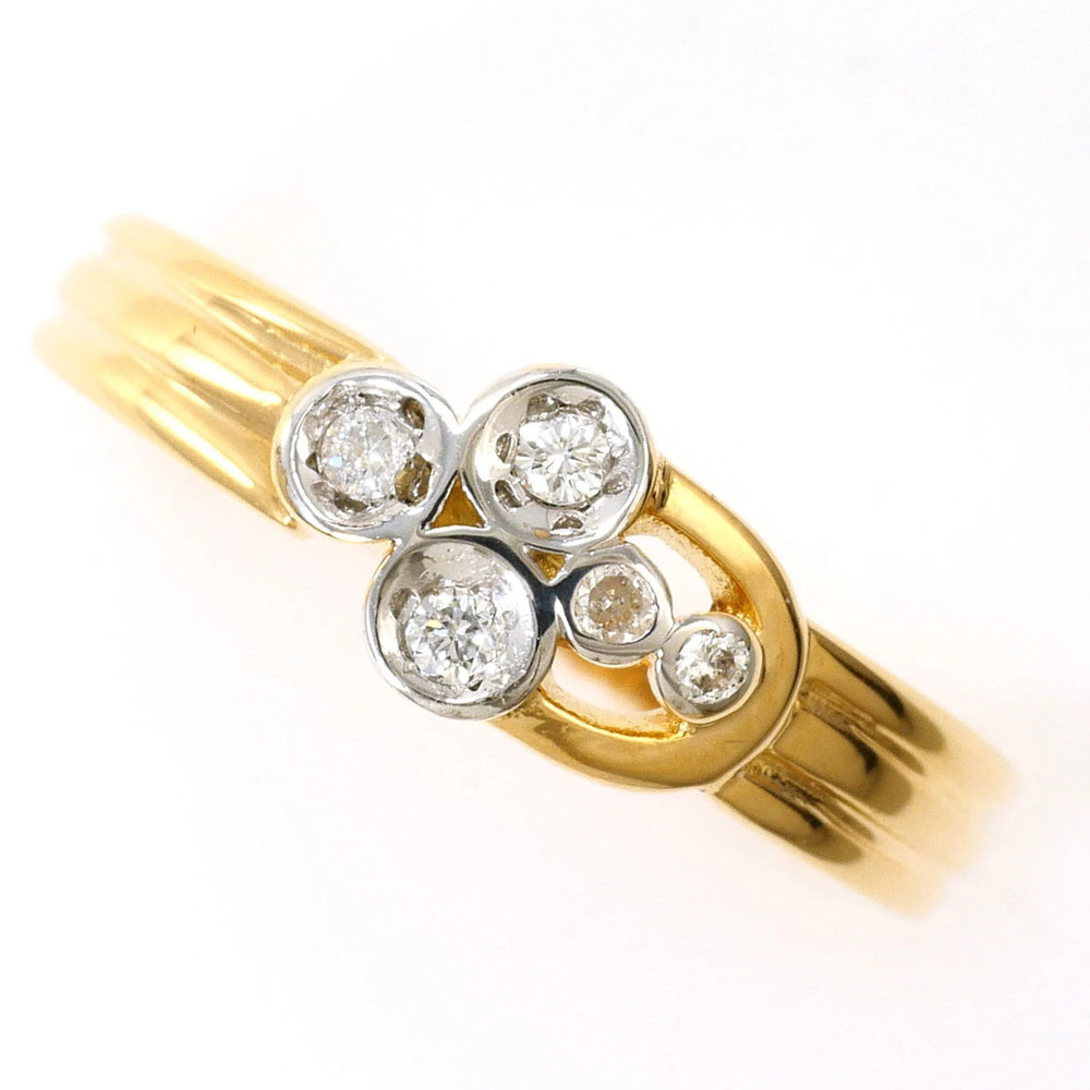 VINTAGE 18k Gold Diamond Ring